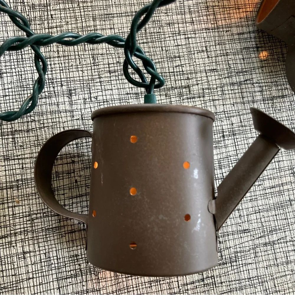 Watering Cans Garden Sun Room String Patio Lights Indoor 2 Strings = 16 Ft.